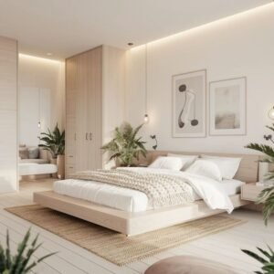 Deep Cleaning Furnished Bedroom